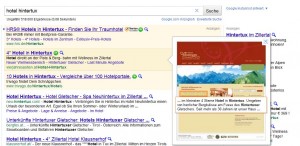 Google Preview für AdWords